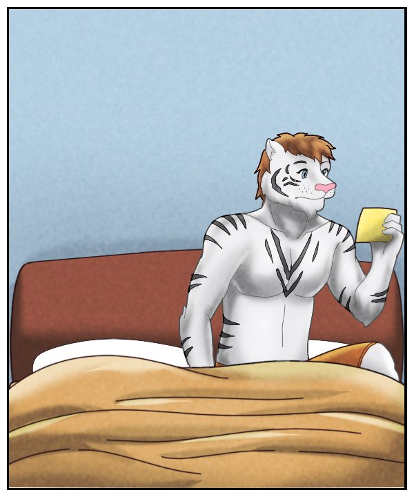 Theo gets out of bed.