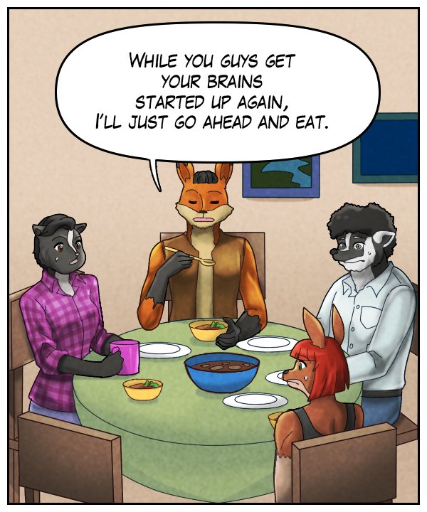 Lightfoot: “While you guys get your brains started up again, I’ll just go ahead and eat.”
