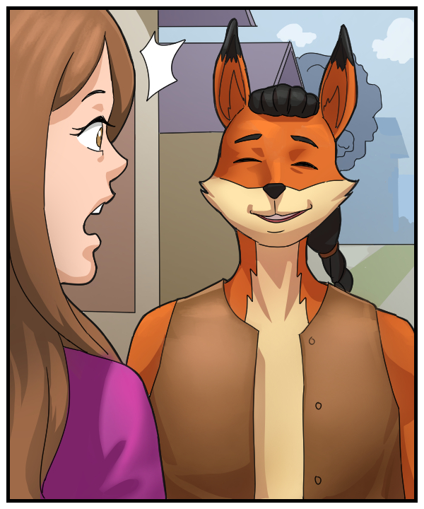 Cora sees Lightfoot in his fox form.