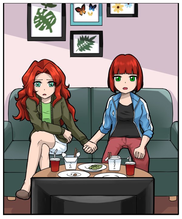 Nickey and Sheila watch, deeply moved.