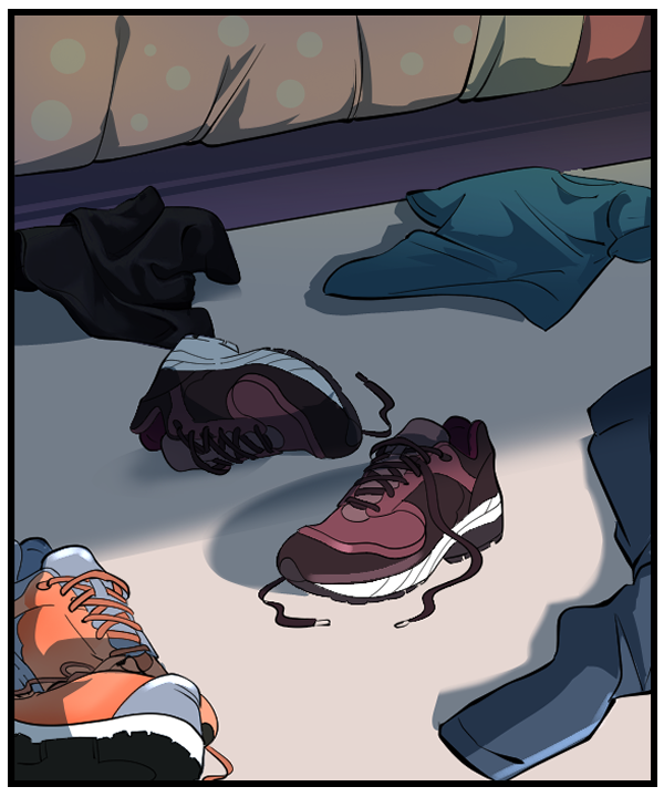 The ladies are quiet.