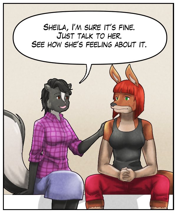 Ophelia: “Sheila, I’m sure it’s fine. Just talk to her. See how she’s feeling about it.”