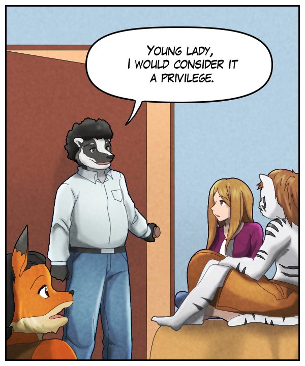 Caedmon: “Young lady, I would consider it a privilege.”