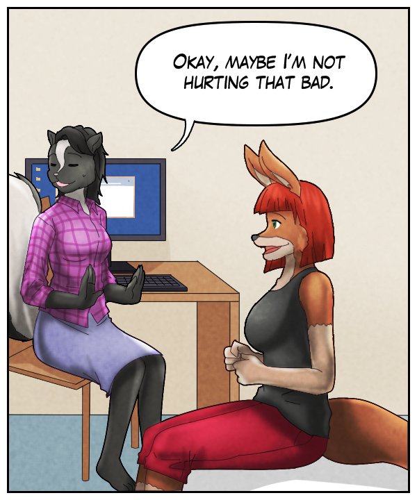Ophelia: “Okay, maybe I’m not hurting that bad.”