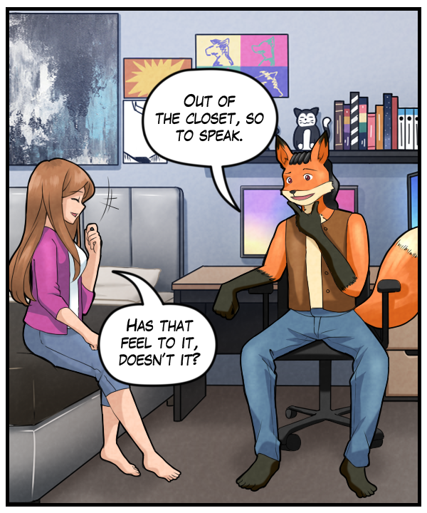 Lightfoot: “Out of the closet, so to speak.” Cora: “Has that feel to it, doesn’t it?”