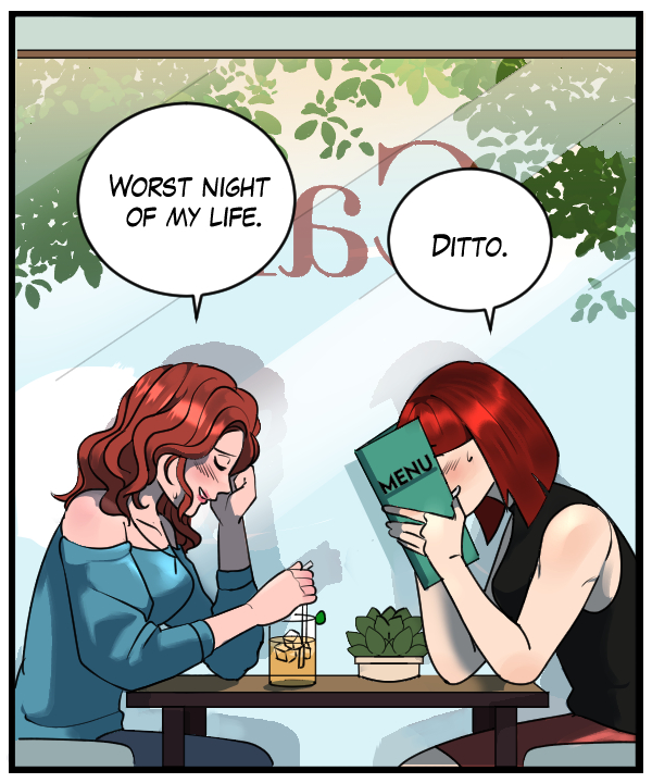 Nickey: “Worst night of my life.” Sheila: “Ditto.”