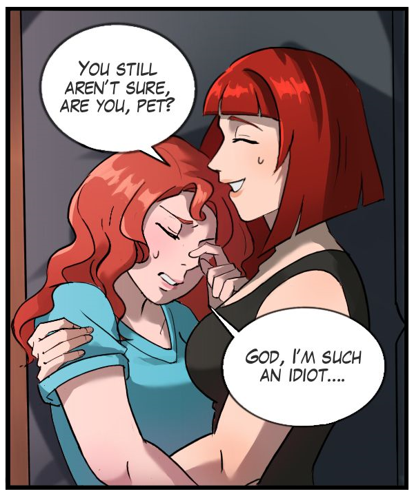 Sheila: “You still aren’t sure, are you, pet?” Nickey: “God, I’m such an idiot…”