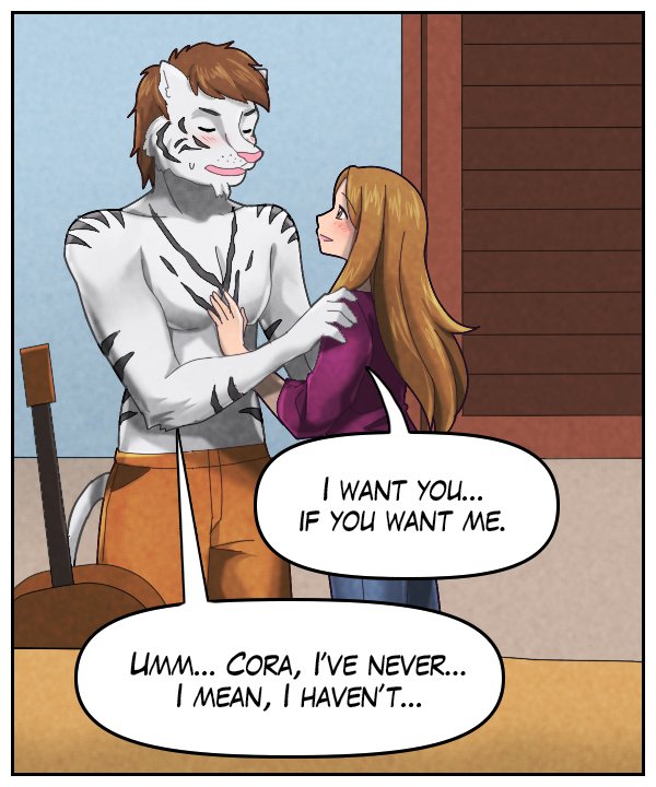 Cora: “I want you… if you want me.” Theo: “Umm… Cora, I’ve never… I mean, I haven’t…”