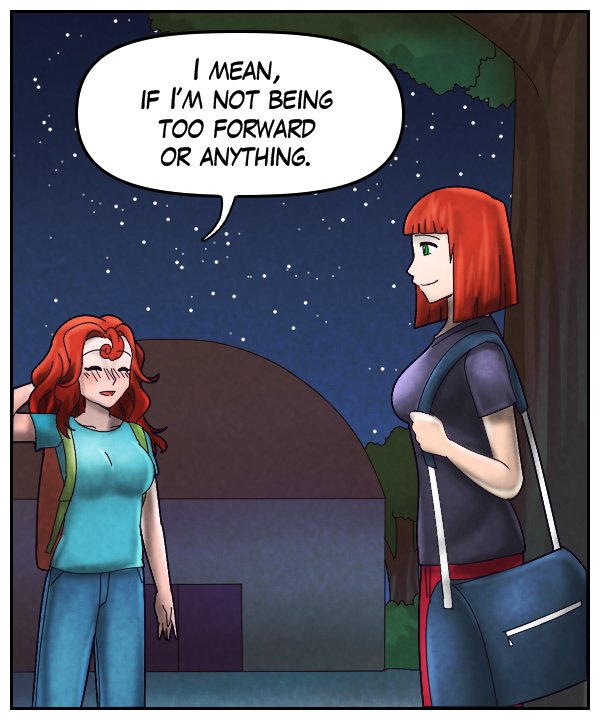 Nickey: “I mean, if I’m not being too forward or anything.”